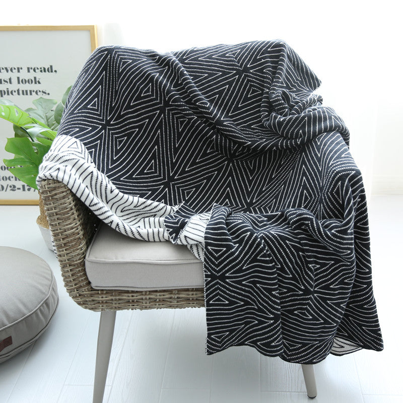 Nordic Geometric Blanket